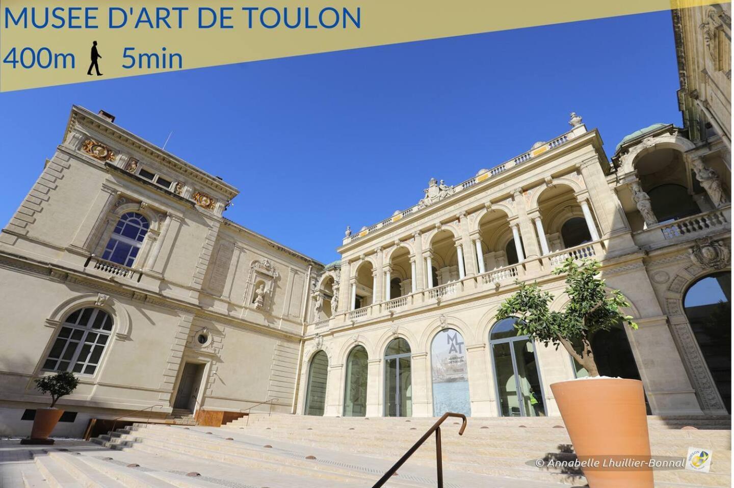 #3 Toulon Centre, Balcon, Lumineux, Stationnement Facile, Tout Confort מראה חיצוני תמונה